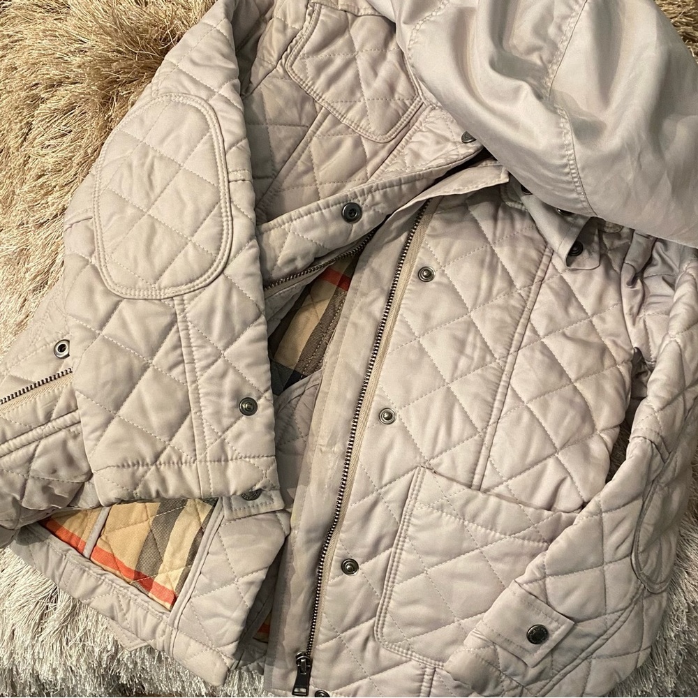 Burberry kids belted jacket